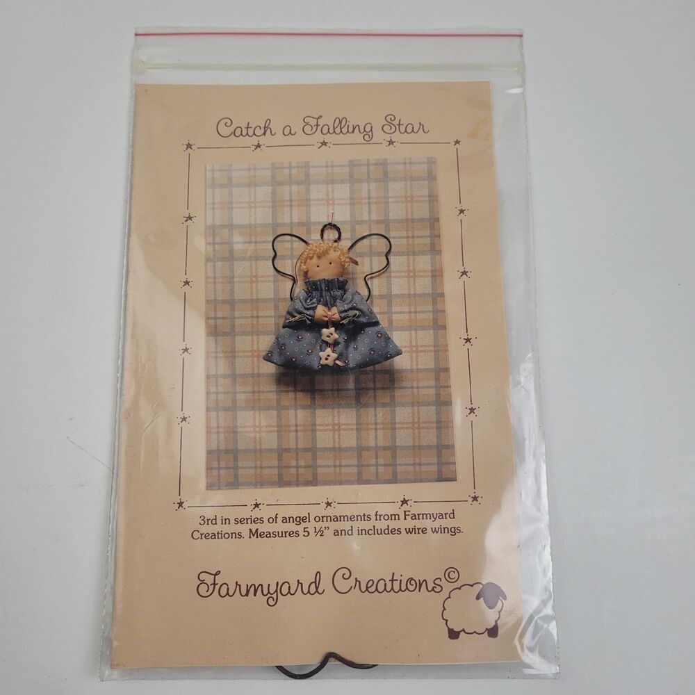 "Catch a Falling Star" ©1988 Farmyard Creations Craft Sewing Pattern w/Wire Wing